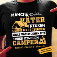 Personalized Dad Camping  Papa Opa German T Shirt AP1412 30O58 thumb 1