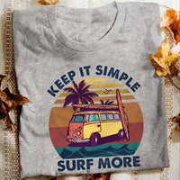 Surfing Keep It Simple White T Shirt JN153 95O36 thumb 1