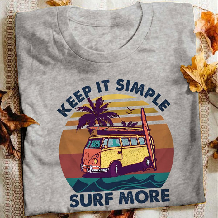 Surfing Keep It Simple White T Shirt JN153 95O36 1