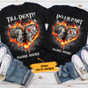 Personalized Skull Love Couple T Shirt SB193 73O47 1