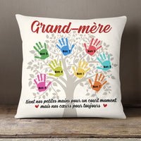 Personalized Mom Grandma Tree French Maman Mamie Pillow AP1513 95O58 thumb 1
