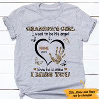 Personalized Mom Dad Memorial T Shirt MR242 30O47 thumb 1