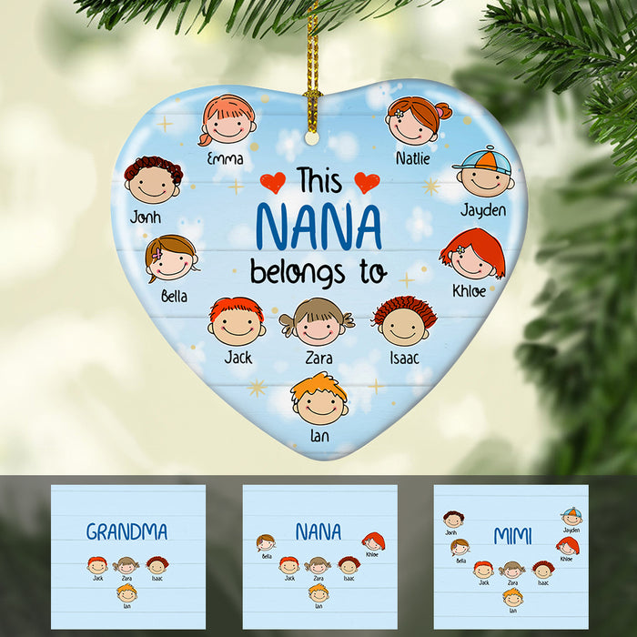 Personalized This Grandma Belongs  Ornament OB85 81O47 1