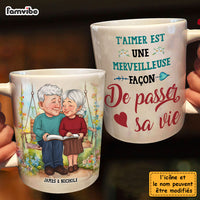 Personalized French Gift For Couple De Passer Sa Vie Mug 30975 thumb 1