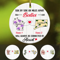 Personalized Side By Side Long Distance  Ornament OB71 30O47 thumb 1