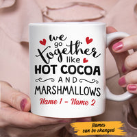 Personalized Couple Hot Cocoa Mug DB22 85O47 thumb 1