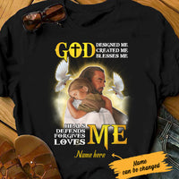 Personalized God Loves Me Child Of God T Shirt SB192 73O57 thumb 1