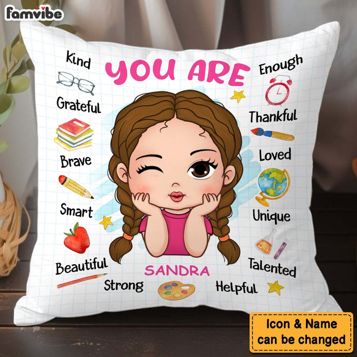 Personalized Gift For Granddaughter You Are Affirmation Pillow 32251 1