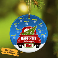 Personalized Grandma Christmas Red Truck Ornament OB131 81O53 thumb 1