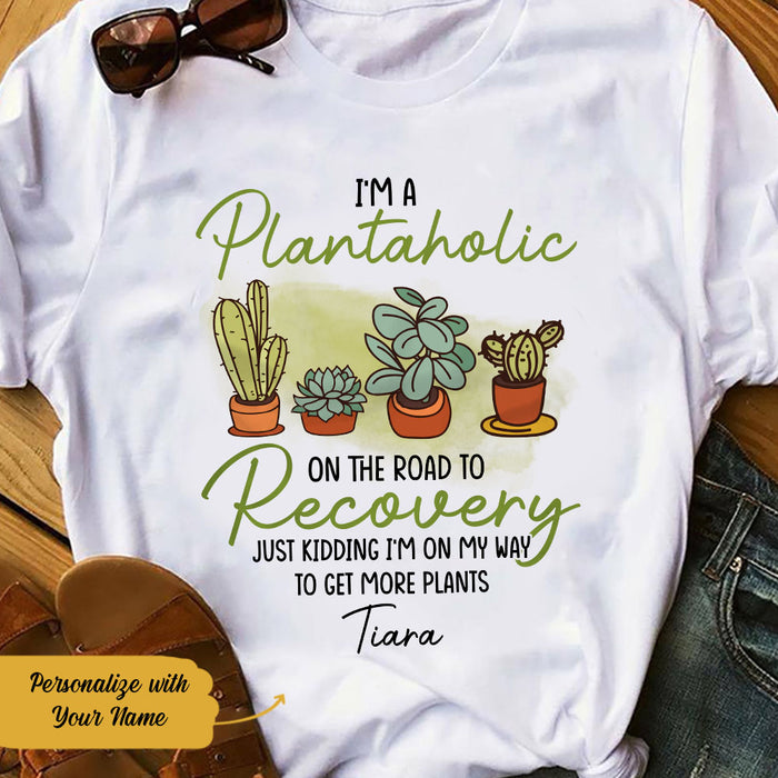 Personalized Plantaholic Recovery T Shirt AG253 81O58 1