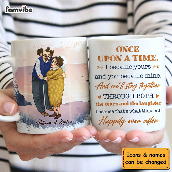 Personalized Couple Gift Once Upon A Time I Became Yours And You Became Mine Mug 31238 1