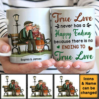 Personalized Couple Gift There Is No Ending To True Love Mug 31242 thumb 1