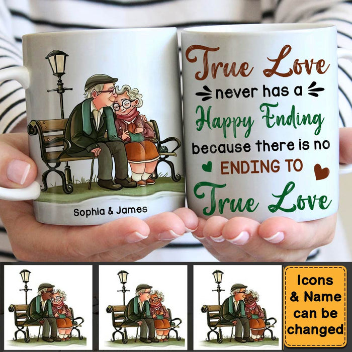 Personalized Couple Gift There Is No Ending To True Love Mug 31242 1
