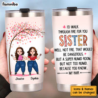 Personalized Gift For Friend Sisters Steel Tumbler 31089 thumb 1