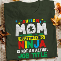Autism Mom Full Time Multitasking T Shirt  DB236 81O36 thumb 1