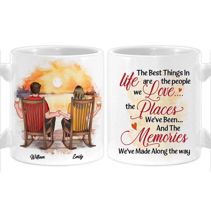 Personalized Gift For Couples The Memories We've Made  Along The Way Mug 31202 1