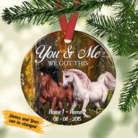 Personalized Horse Couple You And Me  Ornament SB145 26O58 thumb 1