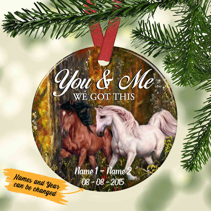 Personalized Horse Couple You And Me  Ornament SB145 26O58 1