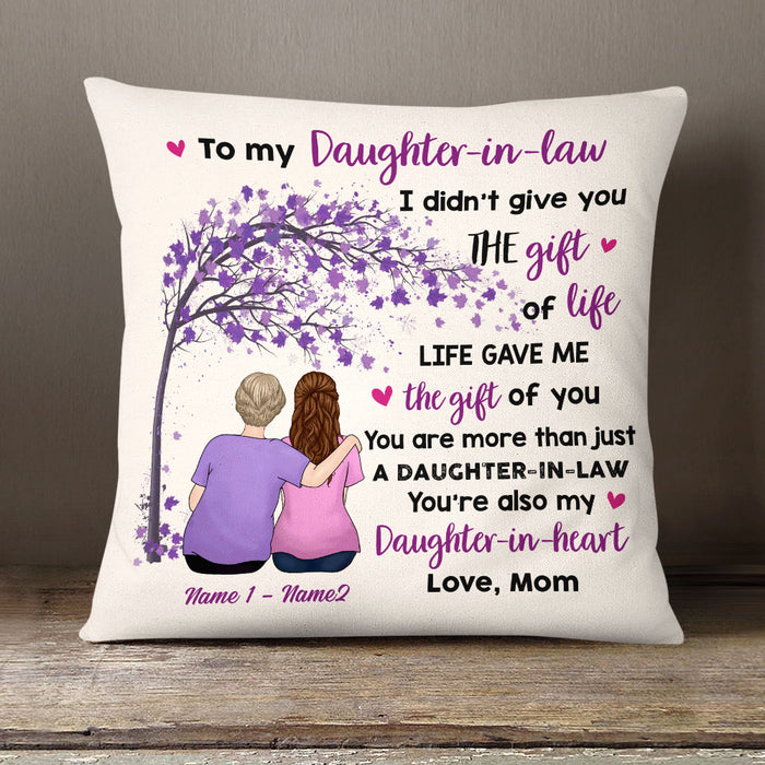 Personalized Daughter In Law Gift Pillow FB261 81O58 1