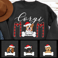 Personalized Dog Mom Christmas Sweatshirt NB301 30O57 thumb 1