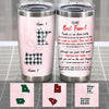 Personalized Long Distance To Best Friend Steel Tumbler NB213 30O36 1