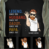 Personalized Dad Grandpa T Shirt JL61 26O53 thumb 1