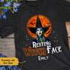 Personalized Resting Witch Face Halloween T Shirt JL141 29O58 1