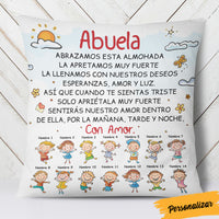 Personalized Happy Grandma Abuela Abuelita Spanish Pillow AP281 73O36 (Insert Included) thumb 1