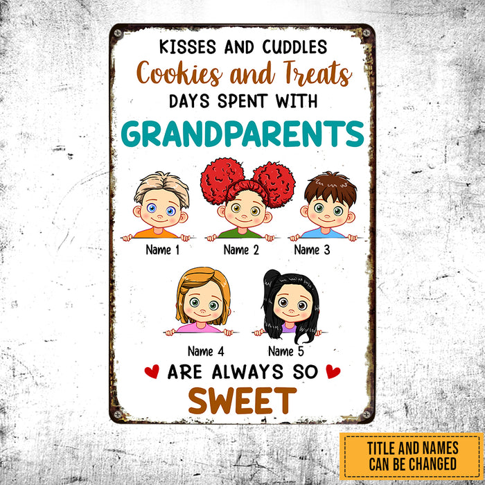 Personalized Mom Grandma Metal Sign JL72 26O47 1