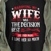 Couple Husband Wife Best Decision T Shirt  DB2512 81O57 1