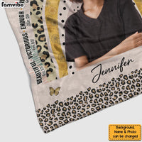 Personalized Gift For Daughter Leopard You Are Beautiful Upload Photo Blanket 31463 thumb 1