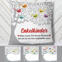 Personalized German Mama Oma Family Tree Mom Grandma Pillow MR294 65O53 (Insert Included) thumb 1