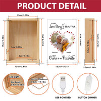 Personalized Couple Gift Every Love Story Is Beautiful Picture Frame Light Box 31316 thumb 1