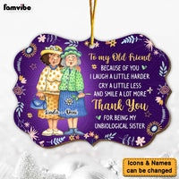 Personalized Christmas Gift Old Friend Smile A Lot More Benelux Ornament 30303 thumb 1
