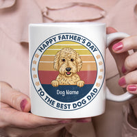 Personalized Dog Dad Happy Father's Day Mug AP223 67O34 thumb 1