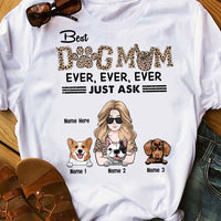 Personalized Dog Mom T Shirt JN181 30O58 thumb 1