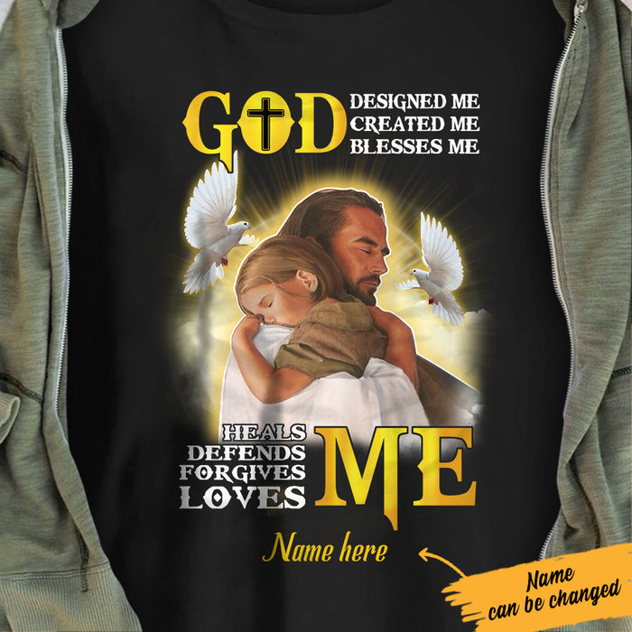 Personalized God Loves Me Child Of God T Shirt SB192 73O57 1