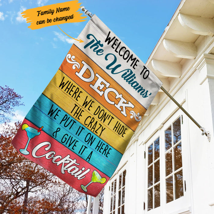 Personalized Deck Gardening Flag AG212 85O53 1