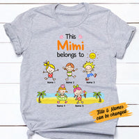 Personalized Grandma Mom T Shirt JN142 26O58 thumb 1