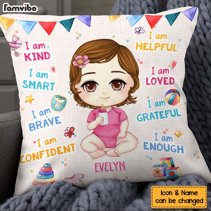 Personalized Gift For Baby I Am Kind Baby Shower Theme Pillow 31451 1