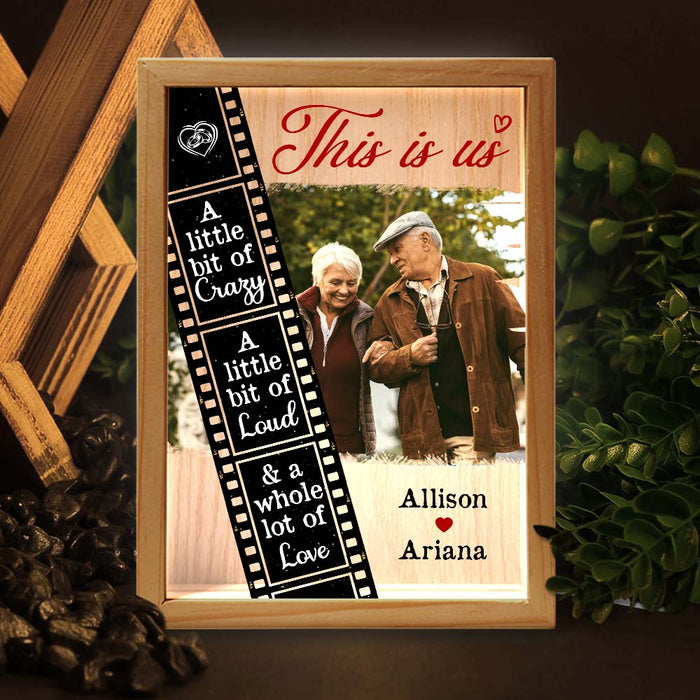 Personalized Couple Gift  This Is Us Picture Frame Light Box 31424 1
