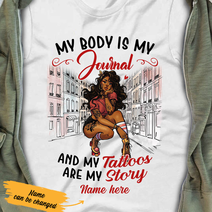Personalized BWA Tattoos My Story T Shirt AG282 67O36 1