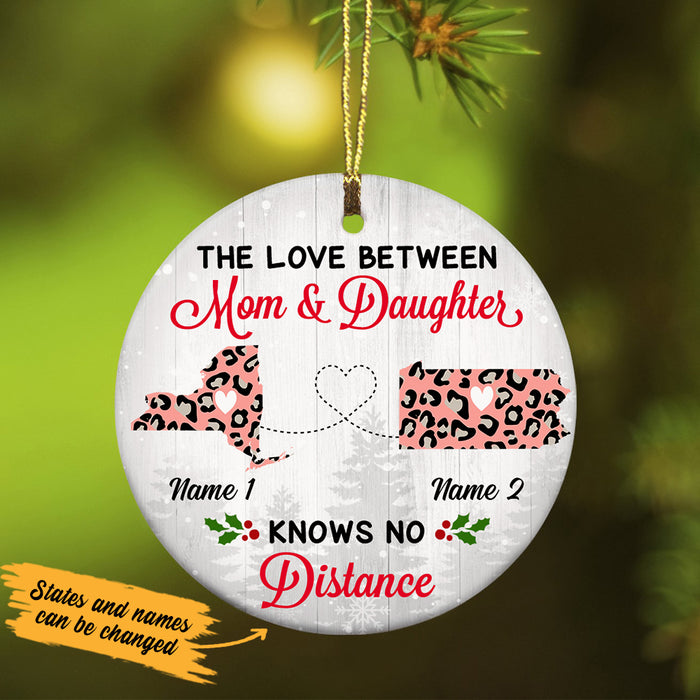 Personalized Love Between Long Distance Leopard Ornament SB2441 30O47 1