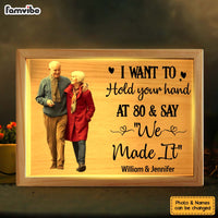 Personalized Couple Gift  We Made It Picture Frame Light Box 31419 thumb 1