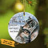 Personalized Wolf Couple  Ornament SB161 85O53 1