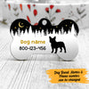 Personalized Dog Mom Dog ID Outdoor Bone Pet Tag NB61 95O47 1