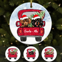 Personalized Dachshund Dog Christmas Ornament SB301 81O34 thumb 1