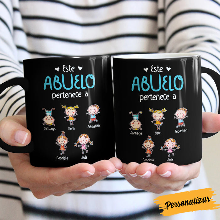 Personalized Abuela Abuelo Spanish Grandma Grandpa Belongs Mug AP88 67O57 1
