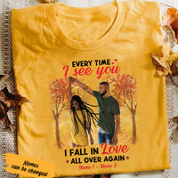 Personalized BWA Couple Every Time I See You T Shirt SB83 73O36 thumb 1