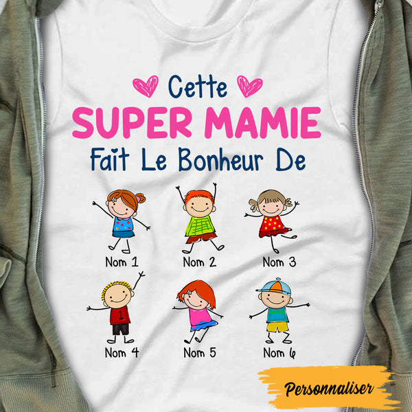 Custom 'Mamie' French T-Shirt: Honoring a Special Grandma - Famvibe